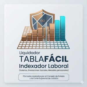 Liquidador TABLAFACIL - Indexador Laboral (Salarios, Prestaciones Sociales, Mesadas pensionales)